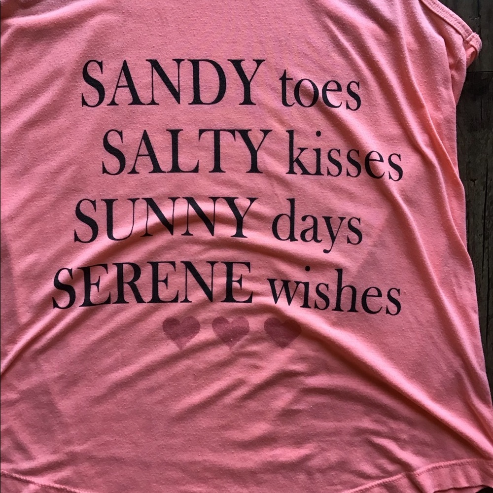 Coral Summer Racerback Tank - Picture 3 of 4